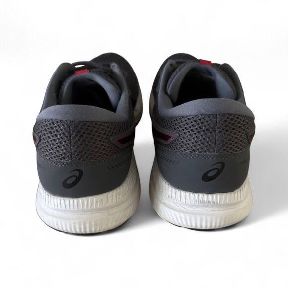 Asics Gel-Contend 7 Running Shoes Men’s Sz 14 Dark Gray Red Sneakers 1011B040 - Picture 9 of 13
